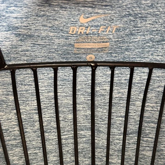 Nike Gray Heather Quarter-Zip Pullover with Coral Zipper - Picture 2 of 11